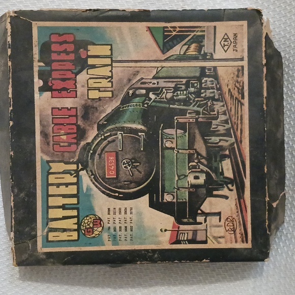 Battery Operated Cable Express Tin Train - Picture 7 of 12